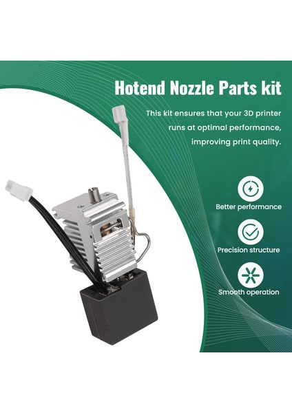 Anycubic Kobra Için 3 Hotend Nozul Parçaları Kobra 3 Ekstrüder Sıcak End 3D Yazıcı Aksesuarları (Yurt Dışından) fırsatları