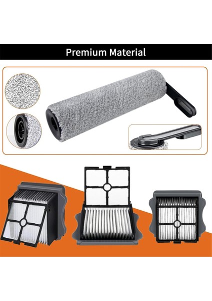 Tineco Floor One S5 S5 Pro2 Kablosuz Elektrikli Süpürge Yedek Parça Takımı Için Fırça Silindirleri ve Hepa Filtreleri (Yurt Dışından) modelleri
