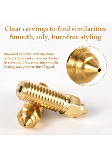 15PCS Pirinç Nozullar Kiti 3D Yazıcı Nozul Seti Için K1 Nozul Kiti Yazıcı Parçaları ve K1 Için Aksesuarlar K1 Maks (Yurt Dışından) modelleri