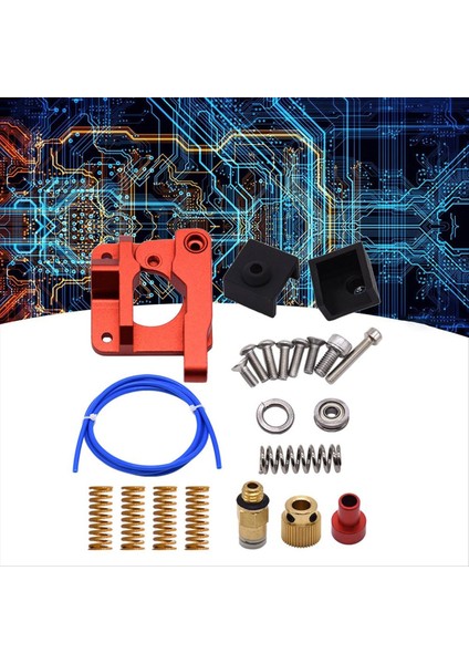 CR10 CR10S 3D Yazıcı Ekstrüder Için Teflon Tüpü/silikon Kılıf/yay Kiti ile Çift Dişli Ekstrüder Yükseltme (Yurt Dışından) fırsatları