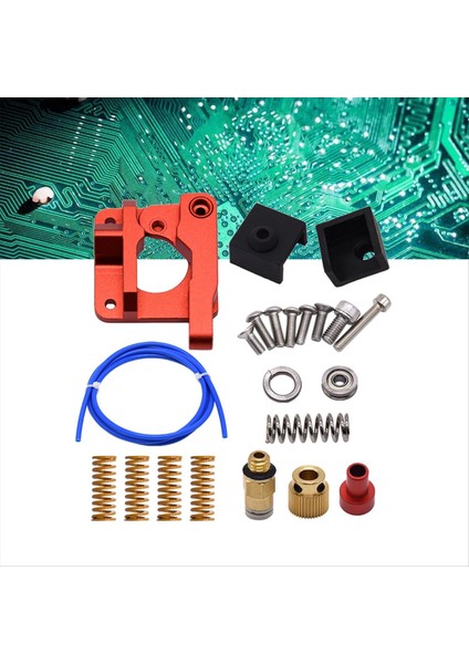 CR10 CR10S 3D Yazıcı Ekstrüder Için Teflon Tüpü/silikon Kılıf/yay Kiti ile Çift Dişli Ekstrüder Yükseltme (Yurt Dışından) indirimleri