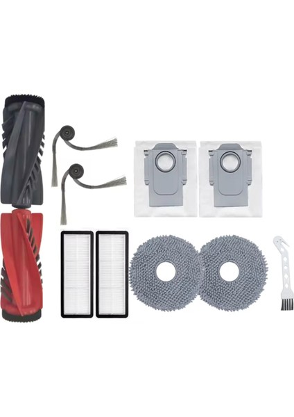Roborock Qrevo C / Curv / Curvc / Edge / Edgec / 5AE / S5V Süpürme Ana Yan Fırça Paspas Filtre Toz Torbaları Için (Yurt Dışından)