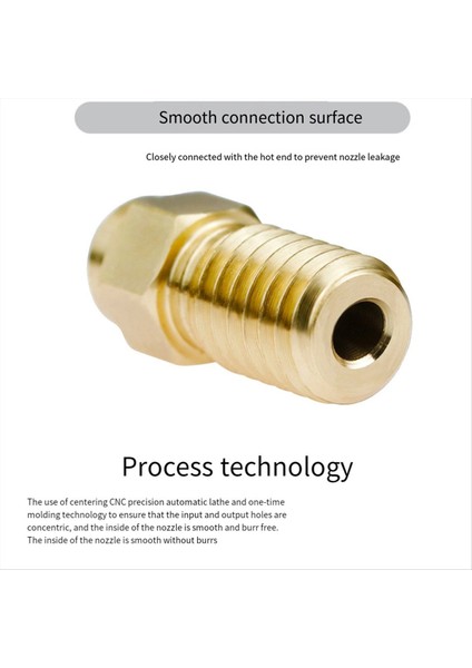 5pcs 3D Ender 7/ÖRÜMCEK/ENDER3V3 Se Yüksek Hızlı Yüksek Sertlik 0 4mm Pirinç Meme (Yurt Dışından) indirimleri
