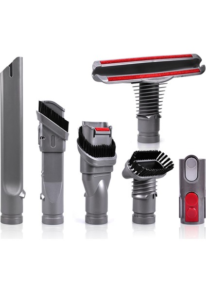 Dyson V6 V7 V8 DC33 DC34 DC35 DC59 DC62 Için Elektrikli Süpürge Aksesuarları, Yedek Parça Seti Fırça Ucu Zemin Ucu (Yurt Dışından)