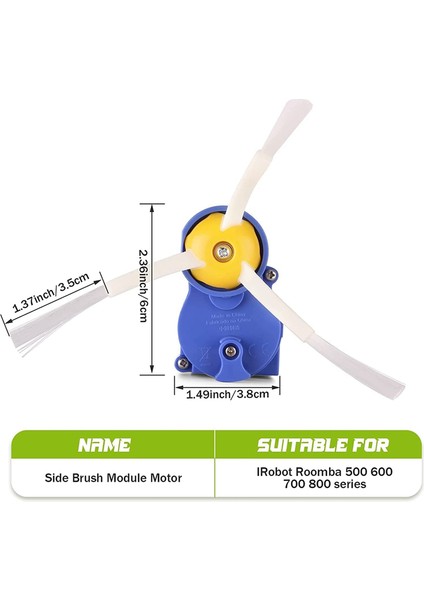 Irobot Roomba 500 600 700 800 900 I3 Serisi Robot Süpürge Yedek Motor Modülü Için Yan Fırça Motor Modülü (Yurt Dışından) fiyatları