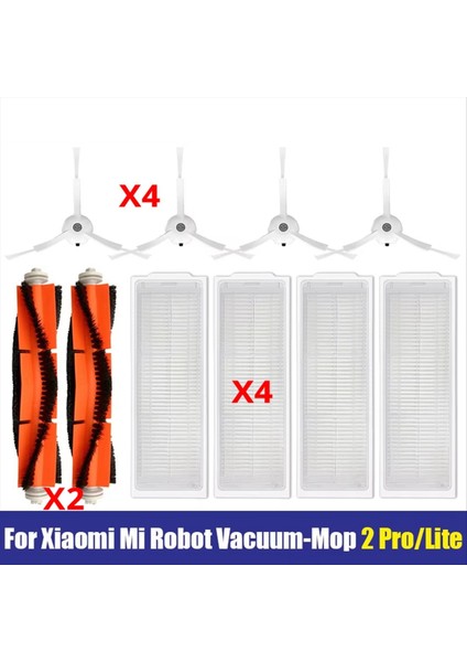 Xiaomi Robot 2 Pro Lite Hepa Filtre Ana Yan Fırça Mijia Elektrikli Süpürge Aksesuarları (Yurt Dışından)