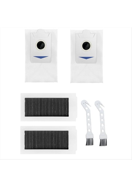 Ecovacs Robot Süpürge Mate x Aksesuarları Filtre Toz Torbası Yedek Parçaları Fırça (Yurt Dışından)