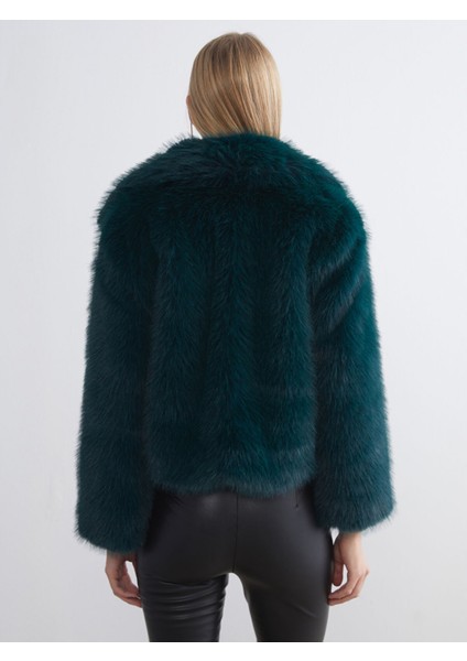 Yeni Sezon Ceket Yaka Kadın Kürk Mont fırsatları