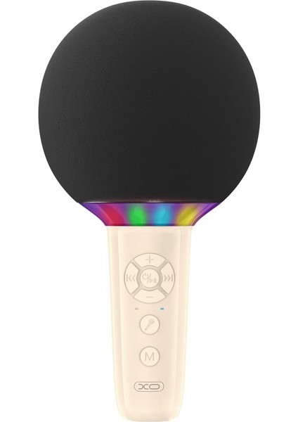 Xo Is Beauty Lollipop Pro Bluetooth Kablosuz Mikrofon BE50-7W Güç, 1200MAH Li-Ion Batarya, Usb-C Şarj, 600Hz-12kHz Frekans Yanıtı, 10M Kablosuz Mesafe, 20CM | 297GR (Bej)