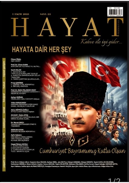 Hayat Dergisi- Ekim 2025, Sayı: 22