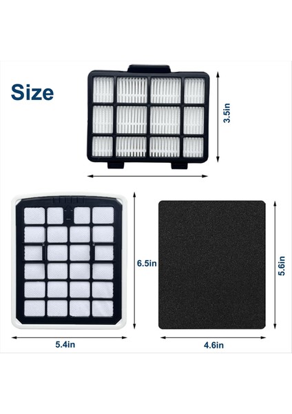 Eureka NEN180/NEN186BL Torbasız Elektrikli Süpürgeler Için Hepa Yedek Filtreler - Toz Haznesi Filtreleri + Hepa Filtreleri (Yurt Dışından) modelleri