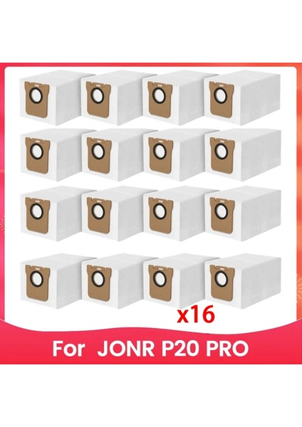 Jonr P20 Pro Robot Süpürge Yedek Parça Aksesuarları Sarf Malzemeleri ile Uyumlu Toz Torbası (Yurt Dışından)