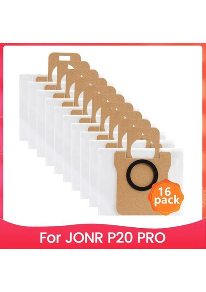 Jonr P20 Pro Robot Süpürge Yedek Parça Aksesuarları Sarf Malzemeleri ile Uyumlu Toz Torbası (Yurt Dışından) fiyatları