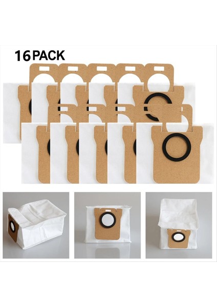 Jonr P20 Pro Robot Süpürge Yedek Parça Aksesuarları Sarf Malzemeleri ile Uyumlu Toz Torbası (Yurt Dışından) fırsatları