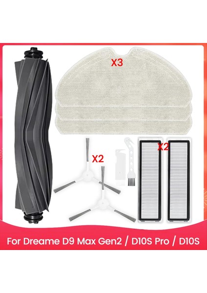 Dreame D9 Max Gen2 / D10S Pro / D10S Robot Süpürge Parçaları Için Yedek Kit Aksesuarları (Yurt Dışından)