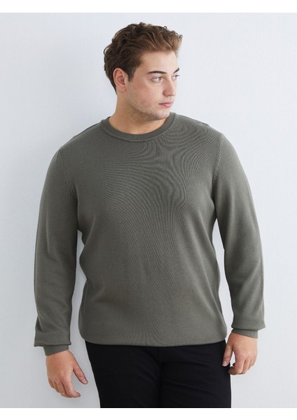 Yeni Sezon Bisiklet Yaka Erkek Triko Kazak