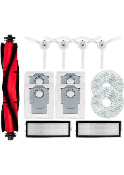 Roborock Q Revo Maxv / Roborock P10 Pro Robot Süpürgeler Ana Yan Fırça Filtre Paspas Bezleri Toz Torbası Parçaları (Yurt Dışından)