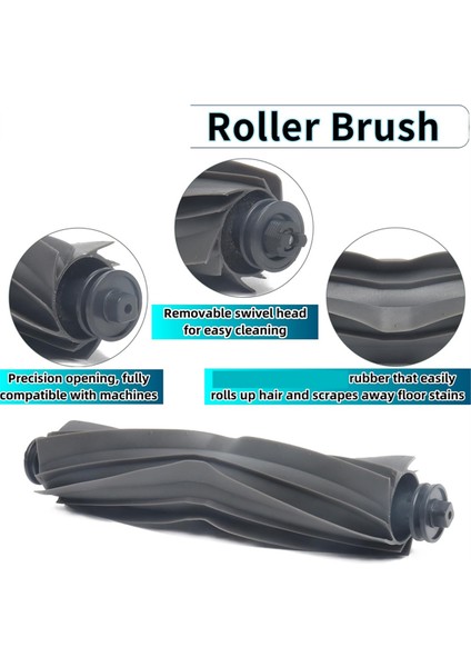 Dreame L10S Ultra Gen 2 Robot Süpürge Yedek Parça Seti Kauçuk Ana Saç Kesimi Yan Fırça, Filtre, Paspas Bezi (Yurt Dışından) fırsatları