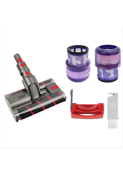 Dyson SV19 OMNI-GLIDE/SV21 Mıcro Tipi Vakum Başlığı Için Çift Silindir Fırça + SV21 SV19 Filtre Kiti Yumuşak Silindir Temizleyiciyi Değiştirin (Yurt Dışından) fiyatları