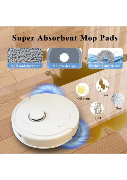 Roborock Qrevo Master/qrevo Slim Robot Süpürge Için Aksesuar Seti Ana Yan Fırçalar Hepa Filtreler Paspas Pedleri Toz Torbaları (Yurt Dışından) fiyatları