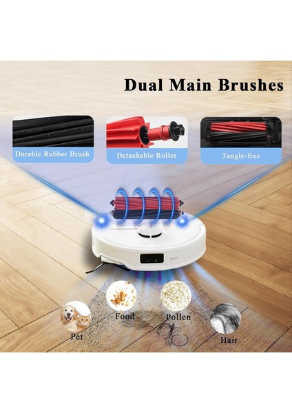 Roborock Qrevo Master/qrevo Slim Robot Süpürge Için Aksesuar Seti Ana Yan Fırçalar Hepa Filtreler Paspas Pedleri Toz Torbaları (Yurt Dışından) fırsatları