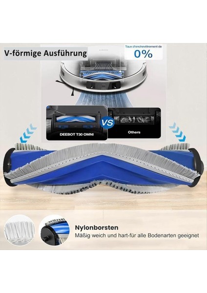 Ecovacs Deebot T30S / T30S Pro Robot Süpürge Ana Yan Fırça Hepa Filtre Paspas Bezi Toz Torbaları Için (Yurt Dışından) fiyatları