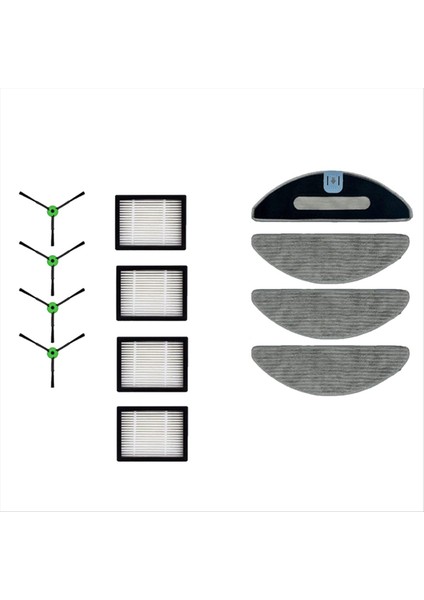 Irobot Roomba Combo I5/ı5+/j5/j5+ Yan Fırça Filtre Bezi Aksesuarları (Yurt Dışından)