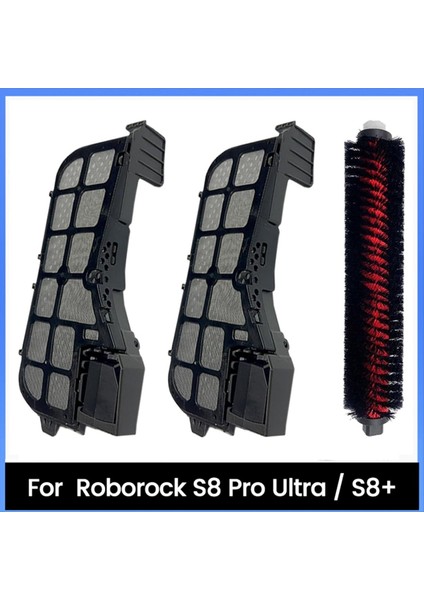 Roborock S8 Pro Ultra Robot Süpürge Aksesuarı Için Yüksek Hızlı Temizleme Fırçası ve Baz Istasyonu Filtre Lavaboları (Yurt Dışından)
