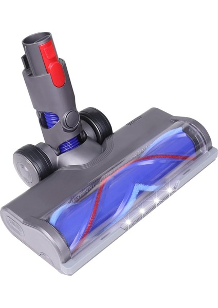 Dyson V7 V8 V10 V11 V15 Sert Zemin Süpürgesi Aparatı LED Işıklı V Şekli Turbo Kıllı Silindir Fırça Temizleme Başlığı (Yurt Dışından)