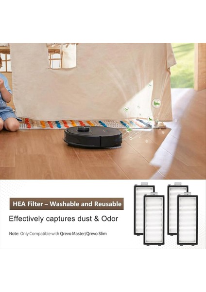 Roborock Qrevo Master ve Qrevo Slim Robot Süpürge Yedek Parçaları Için Aksesuar Kiti (Yurt Dışından) fırsatları