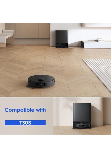 Ecovacs Deebot T30S Robot Süpürge Ana Yan Fırça Hepa Filtre Paspas Bezi Toz Torbaları Yedek Parçaları (Yurt Dışından) fiyatları