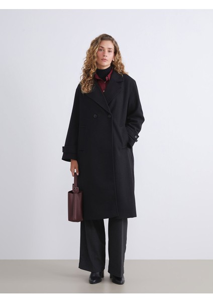 Yeni Sezon Kruvaze Yaka Kadın Kaşe Kaban fiyatları