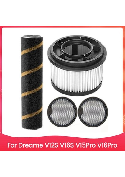 Dreame V12S V16S V15PRO V16PRO Elektrikli Süpürge Parçaları Için 4 Adet Yedek Fırça Hepa Filtresi Yıkanabilir Rulo Fırça Filtresi (Yurt Dışından)