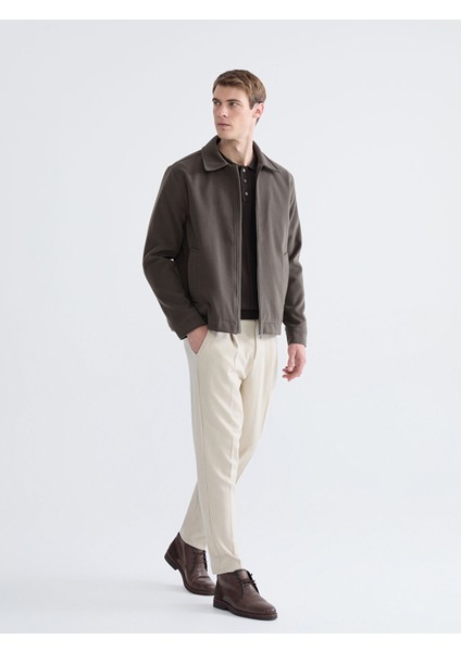 Yeni Sezon Standart Kalıp Gömlek Yaka Erkek Kaşe Mont fiyatları