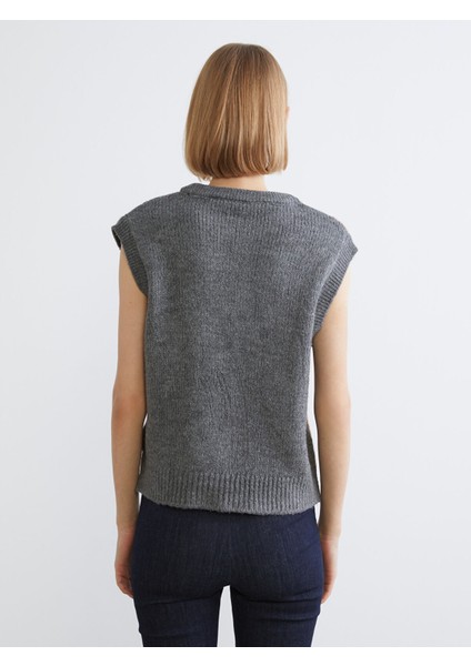 Yeni Sezon Bisiklet Yaka Baklava Desenli Kadın Triko Süveter fırsatları