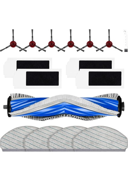 Ecovacs Deebot N20 Pro Plus / N20 Plus / N20 Robot Süpürge Ana Yan Fırçalar Hepa Filtreler Paspas Pedleri Parçalar (Yurt Dışından)
