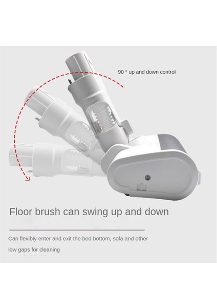 Xiaomi K10/G10 Xiaomi 1c/dreame V8/V9B/V9P/V11/G9 Elektrikli Süpürge Elektrikli Zemin Fırça Başlığı LED Işıklı Temizleme Fırçası (Yurt Dışından) fiyatları