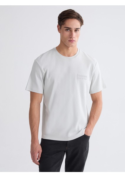 Yeni Sezon Bisiklet Yaka Baskılı Erkek Tişört