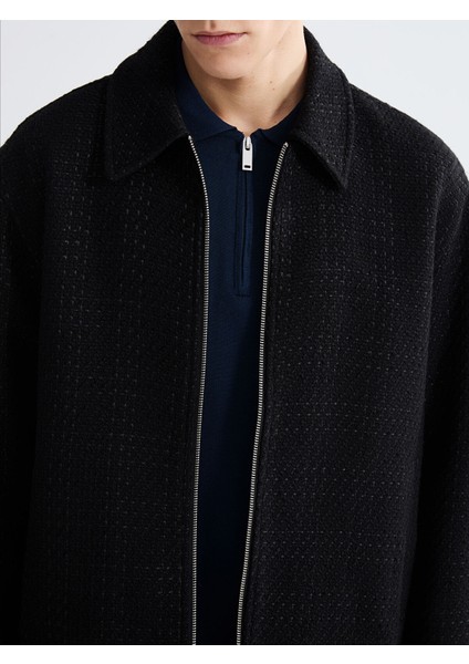 Yeni Sezon Standart Kalıp Gömlek Yaka Erkek Kaşe Mont modelleri