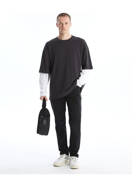 Yeni Sezon Deri Görünümlü Erkek Göğüs Çantası