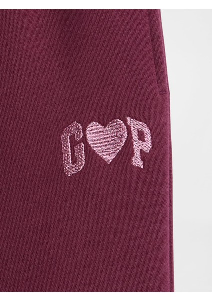 Kız Çocuk Bordo Relaxed Gap Logo Jogger Eşofman fiyatları