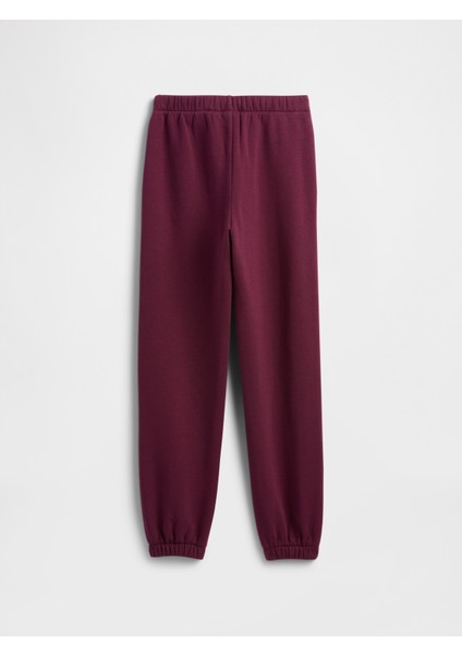 Kız Çocuk Bordo Relaxed Gap Logo Jogger Eşofman modelleri