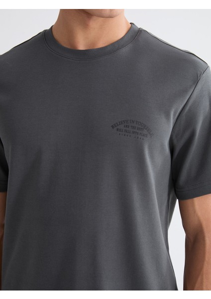 Yeni Sezon Bisiklet Yaka Baskılı Erkek Tişört modelleri