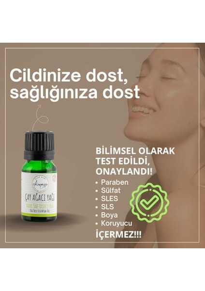 Dionesse Saf Çay Ağacı Yağı 10 ml | 100% Doğal, Arındırıcı, Sebum Dengeleyici, Cilt ve Tırnak Bakımı Için fiyatları