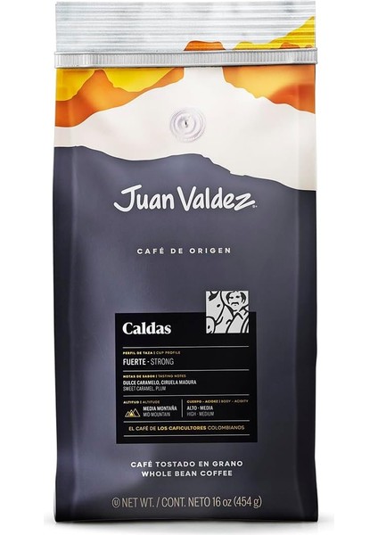 Juan Valdez Caldas Çekirdek Kahve, 454G fiyatları