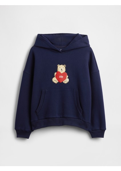 Kız Çocuk Lacivert Vintagesoft Arch Logo Sweatshirt indirimleri