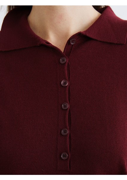 Yeni Sezon Polo Yaka Kadın Triko Kazak modelleri