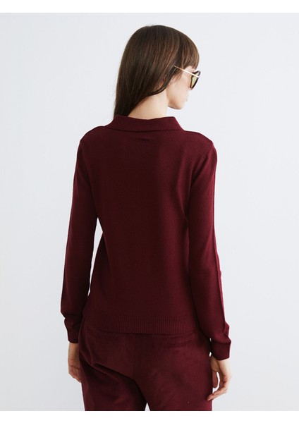 Yeni Sezon Polo Yaka Kadın Triko Kazak fırsatları