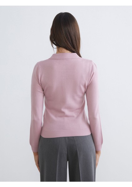 Yeni Sezon Polo Yaka Kadın Triko Kazak fırsatları