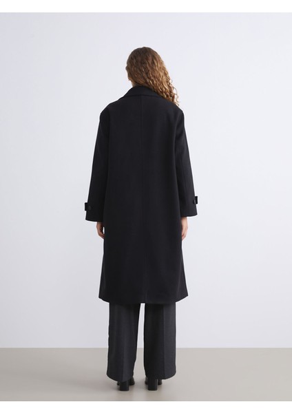 Yeni Sezon Kruvaze Yaka Kadın Kaşe Kaban indirimleri